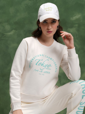 Tokyo Talkies Full Sleeve Printed Women Sweatshirt