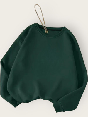 Draxstar Premi Full Sleeve Solid Women Sweatshirt