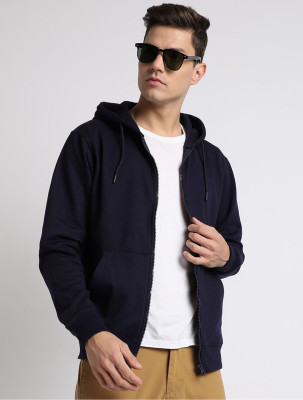 MOSAJC Full Sleeve Solid Men Sweatshirt