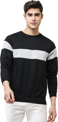 Leotude Full Sleeve Color Block Men Sweatshirt