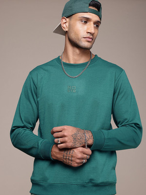 Roadster Full Sleeve Solid Men Sweatshirt