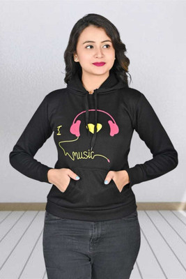 Hgwart Full Sleeve Animal Print Women Sweatshirt