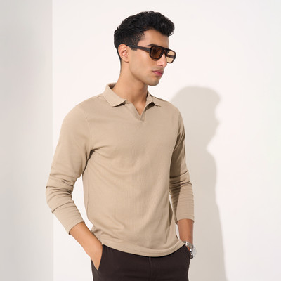 Peregrine by Pantaloons Full Sleeve Solid Men Sweatshirt