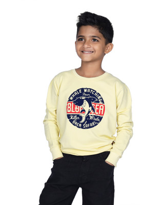 CRAZYPENGUIN ELITE Full Sleeve Printed Boys Sweatshirt