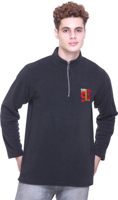 First Sleep Full Sleeve Solid Men Sweatshirt