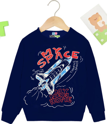 MINI MYN Full Sleeve Graphic Print Boys Sweatshirt