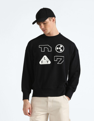 FLYING MACHINE Full Sleeve Printed Men Sweatshirt
