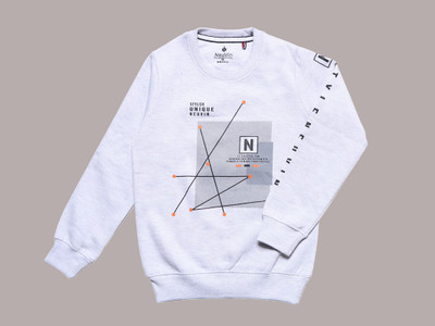NeuVin Full Sleeve Printed Boys Sweatshirt