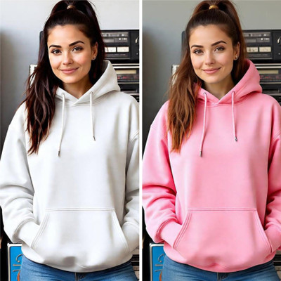 Pwexz Full Sleeve Solid Women Sweatshirt