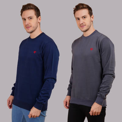 AAITHAN Full Sleeve Self Design Men Sweatshirt