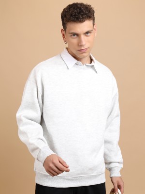 HIGHLANDER Full Sleeve Solid Men Sweatshirt