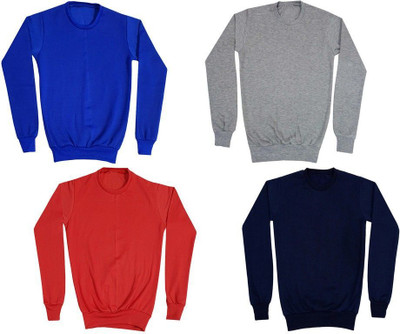 AE Trends Full Sleeve Solid Boys Sweatshirt