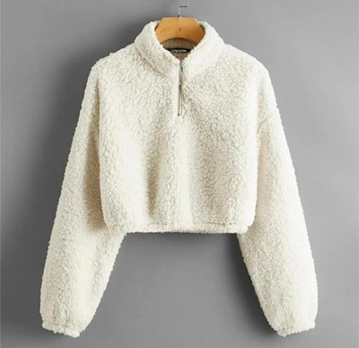 Karthik Full Sleeve Solid Women Sweatshirt