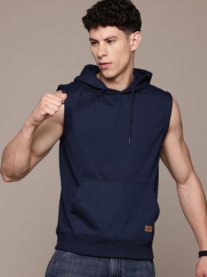 Roadster Sleeveless Solid Men Sweatshirt