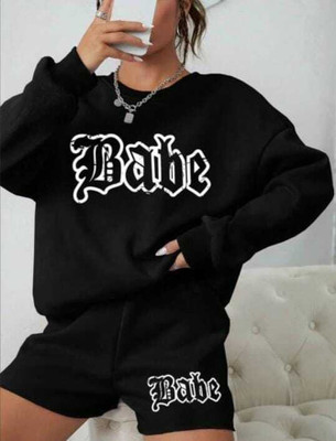 DHOISE Full Sleeve Printed Women Sweatshirt
