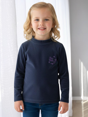 salvia Full Sleeve Solid Girls Sweatshirt