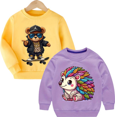 Dollyapparels Full Sleeve Printed Boys & Girls Sweatshirt