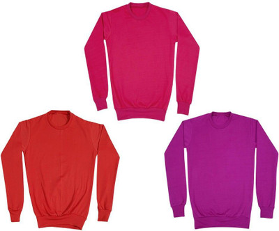 AE Trends Full Sleeve Solid Boys Sweatshirt