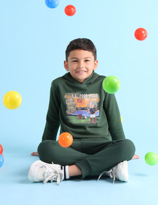 U.S. POLO ASSN. Full Sleeve Graphic Print Boys Sweatshirt