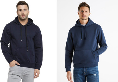 Stelino Full Sleeve Solid Men Sweatshirt