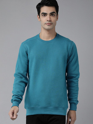 PicPok Full Sleeve Solid Men Sweatshirt