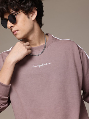 Roadster Full Sleeve Solid Men Sweatshirt
