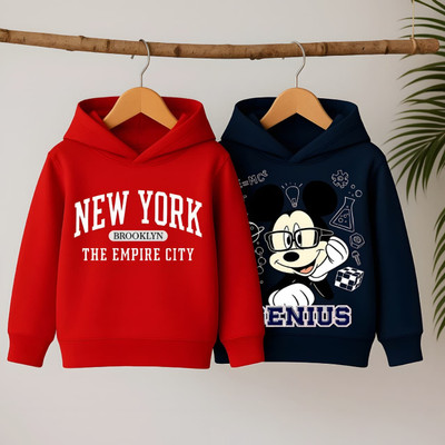 FASTCRY Full Sleeve Graphic Print Baby Boys & Baby Girls Sweatshirt