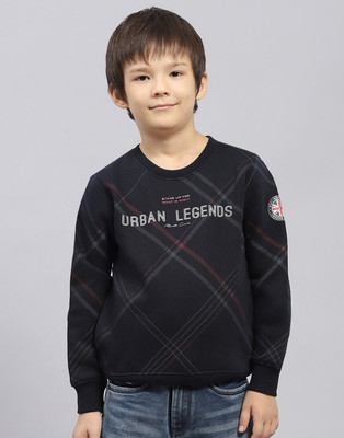 MONTE CARLO Full Sleeve Printed Boys Sweatshirt