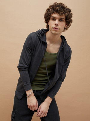 Fame Forever by Lifestyle Full Sleeve Solid Men Sweatshirt