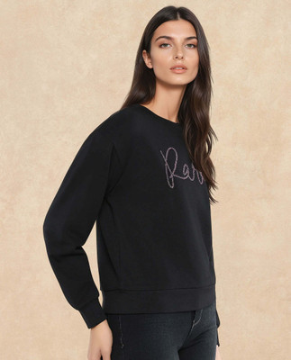 RAREISM Full Sleeve Solid Women Sweatshirt