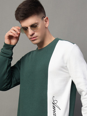 GETGOLF Full Sleeve Color Block Men Sweatshirt
