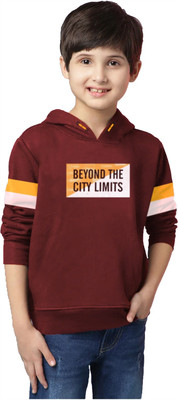 TAB91 3/4th Sleeve Printed Boys Sweatshirt