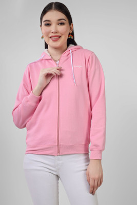 Lavozia Full Sleeve Solid Women Sweatshirt