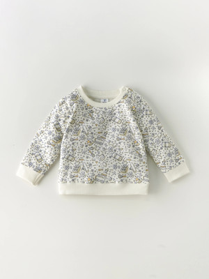 Popees Full Sleeve Printed Baby Boys Sweatshirt