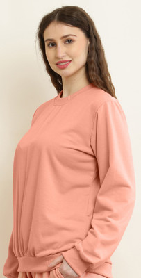 UNIVERSAL ACCESSE Full Sleeve Solid Women Sweatshirt