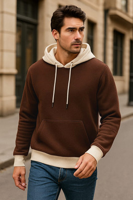 TQH Full Sleeve Color Block Men Sweatshirt