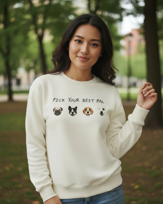 flyind Full Sleeve Printed Women Sweatshirt