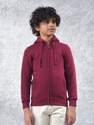 CRIMSOUNE CLUB Full Sleeve Solid Boys Sweatshirt