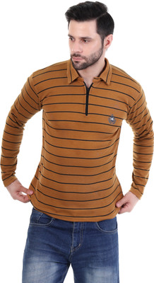 Marc Luarente Full Sleeve Striped Men Sweatshirt