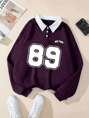 AKs fashion Full Sleeve Solid Women Sweatshirt