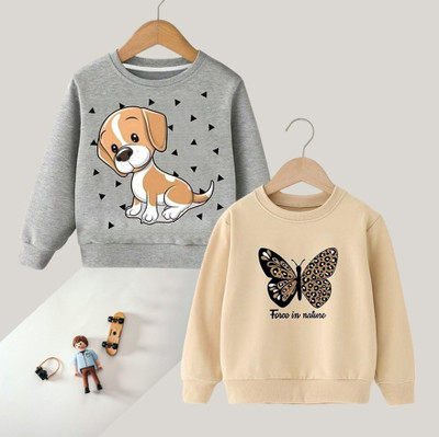 psv fashion Full Sleeve Graphic Print Baby Boys & Baby Girls Sweatshirt