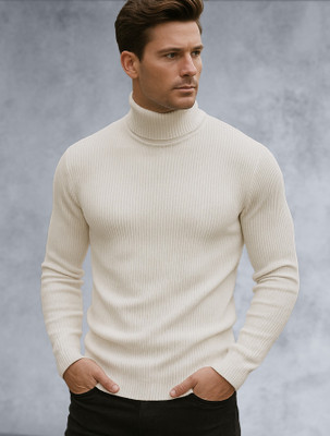 AZIZAN Full Sleeve Self Design Men Sweatshirt