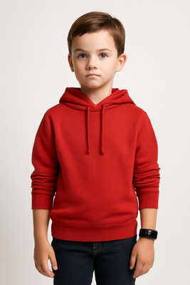 Chichi Full Sleeve Solid Boys & Girls Sweatshirt
