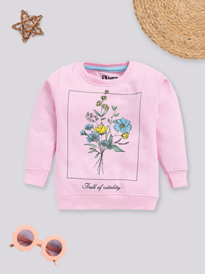 ETEENZ Full Sleeve Graphic Print Girls Sweatshirt