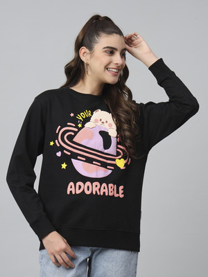 THE DRY STATE Full Sleeve Color Block Women Sweatshirt