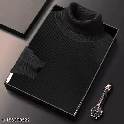 clothster Full Sleeve Self Design Men Sweatshirt