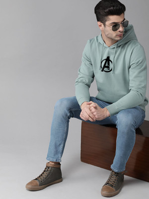 R CREATIONS Full Sleeve Printed Men Sweatshirt