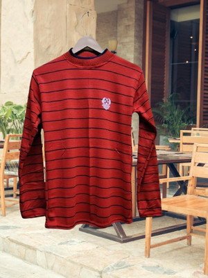 AE Trend Full Sleeve Striped Men Sweatshirt