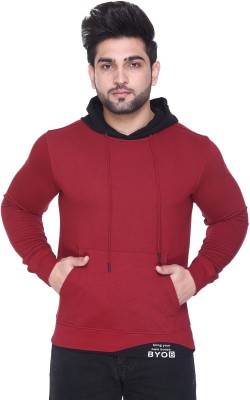 Y&I Full Sleeve Solid Men Sweatshirt