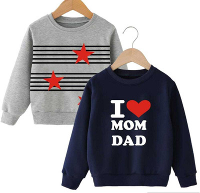 toystshirt Full Sleeve Printed Baby Boys & Baby Girls Sweatshirt